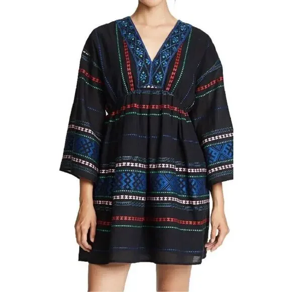 joie embroidered dress Joie